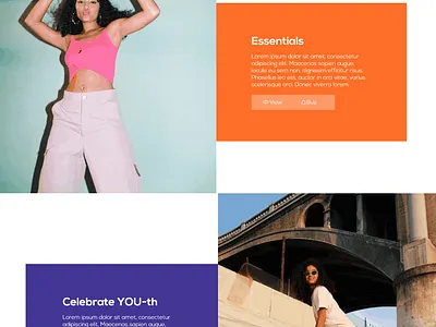 K. Apparel Launch website - Option 2 branding graphic design logo ui