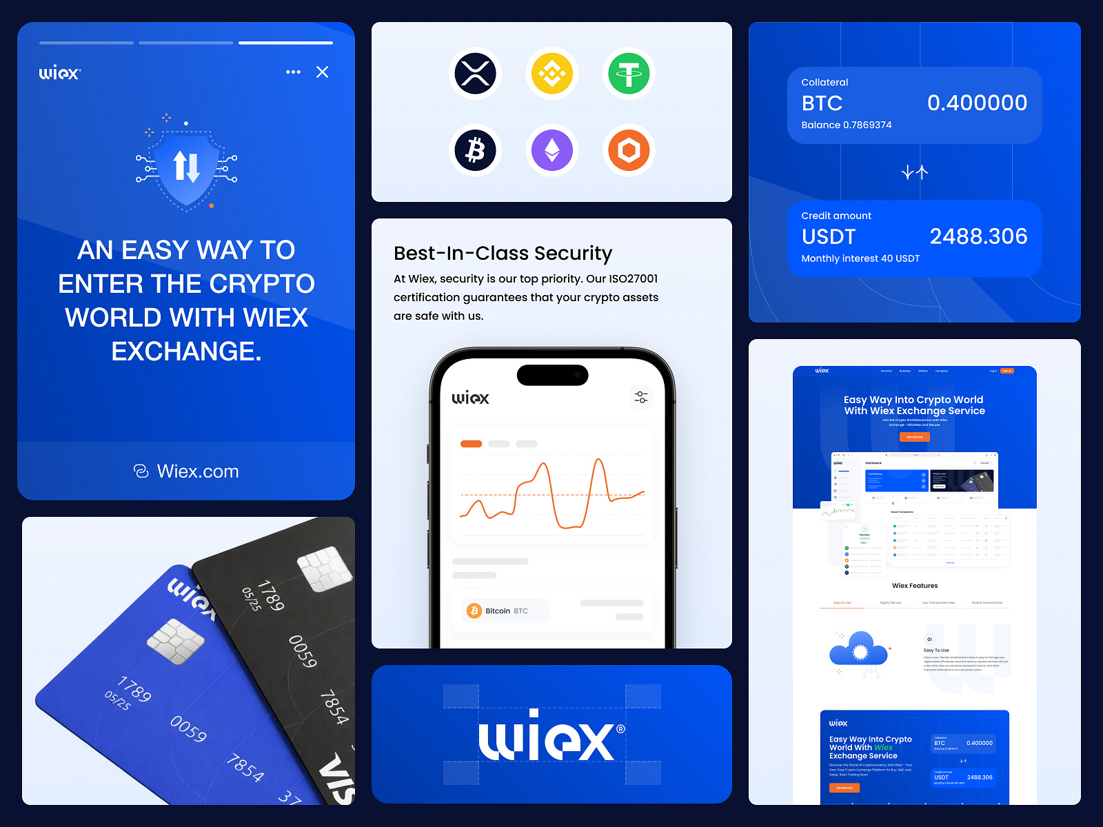 WIEX branding - Crypto exchange platform by Afterglow on Dribbble