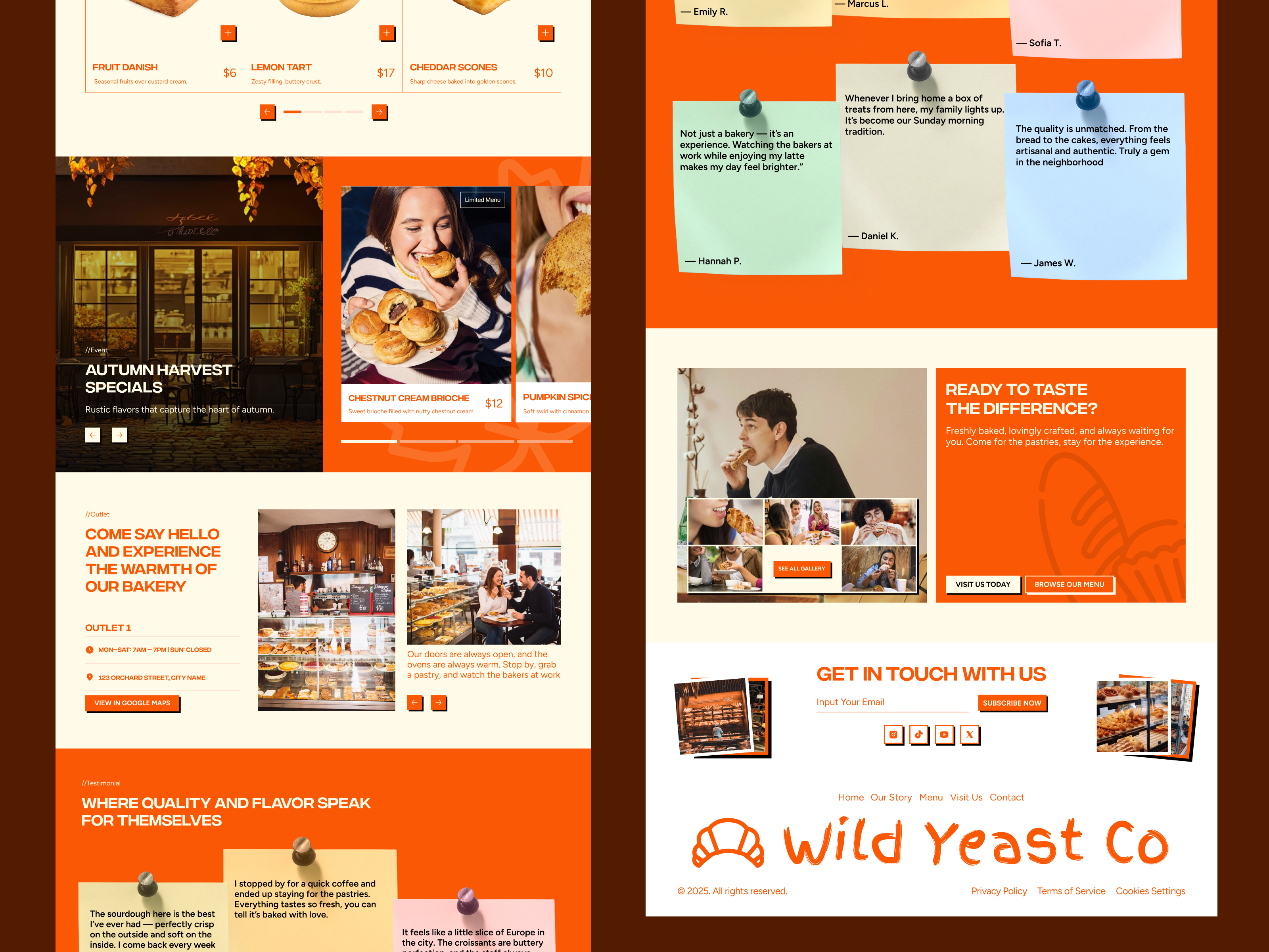 Example of Landing Page Development In Framer