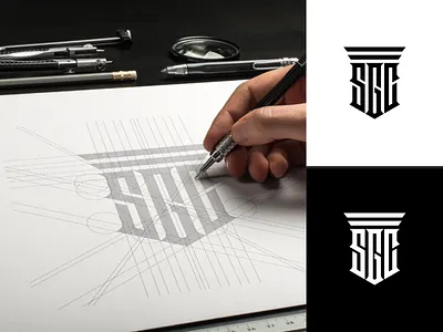 SGC Monogram Logo brand branding c design g graphic design icon illustration letter lettering logo monogram s symbol vector
