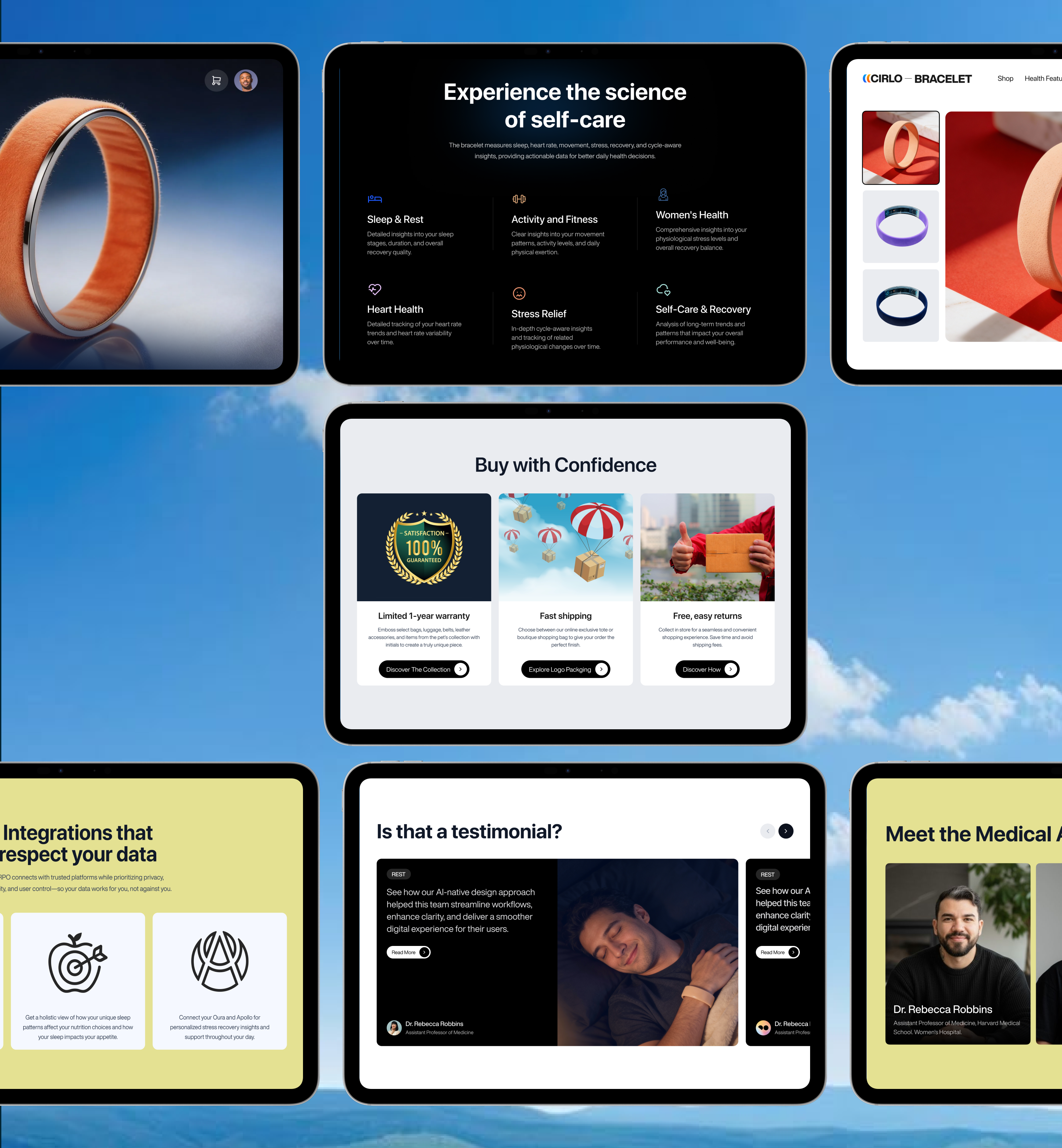 Example of Landing Page Design   Single Page