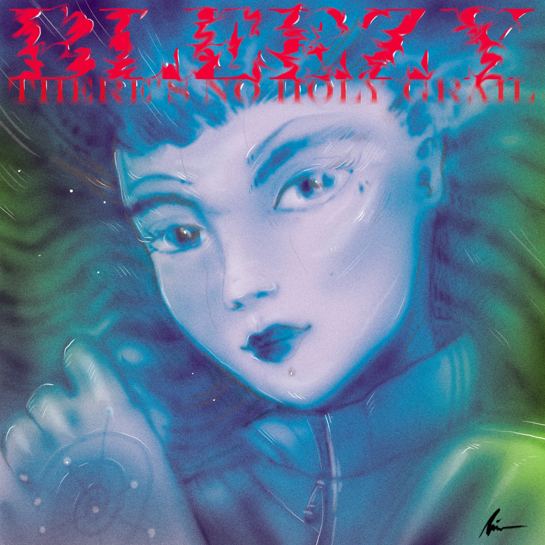 "Blues Girl" art blue branding color pencil comic cover design draw dream graffiti illustration manga music portrait vintage water ink