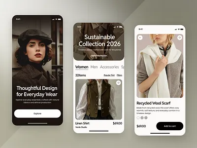 E-commerce Marketplace App UI app app design application design e commerce development ecommerce marketplace mobile app design modern ui popular