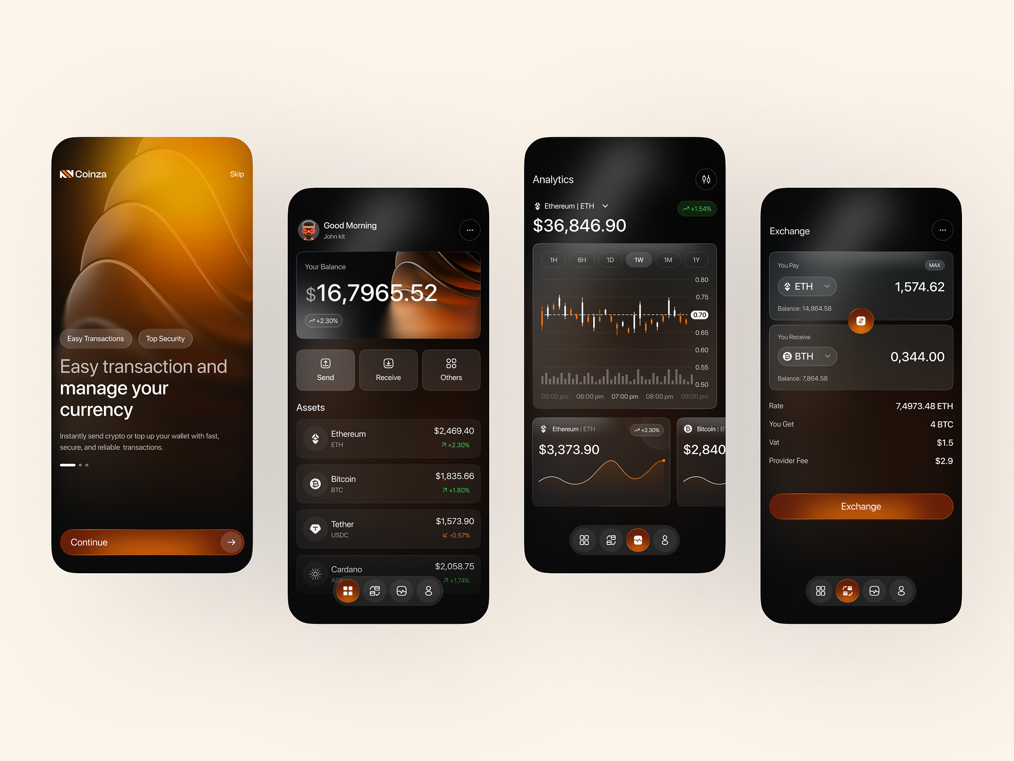 Crypto Mobile App by Design Monks - UX UI | Web Design | Web & Mobile App |  Branding for Design Monks LLC on Dribbble