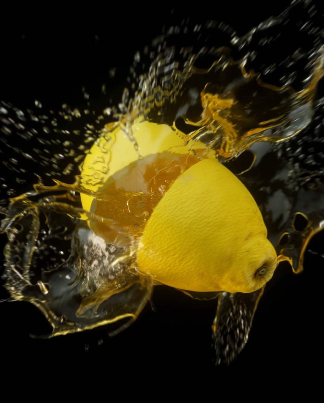 Lemoon Splash 3d animation motion graphics
