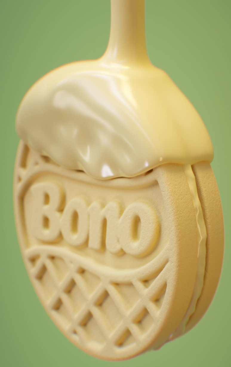 Bono Flip Simulation 3d animation motion graphics