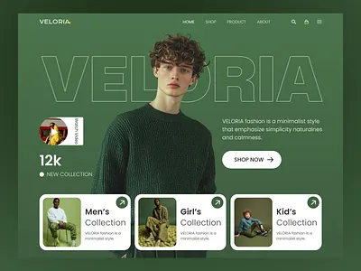 Modern Fashion Website Homepage Design | Trendy E-commerce UI UX clothing brand website ecommerce website design fashion landing page fashion ui ux fashion website homepage design luxury fashion modern website online clothing store shopify design ui design ux design web design webflow design