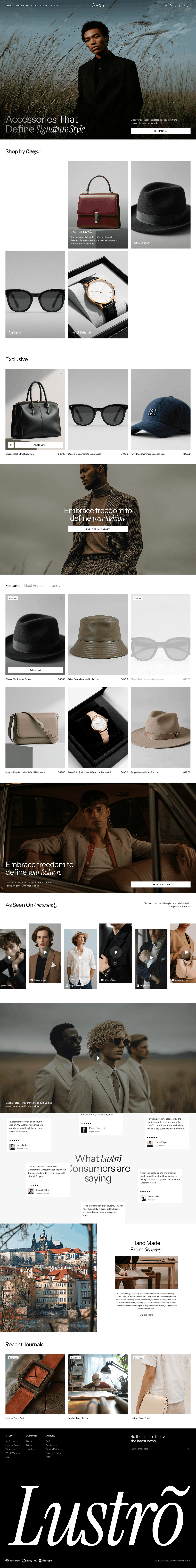 Lustro Brand & E-commerce Project Overview Image 6