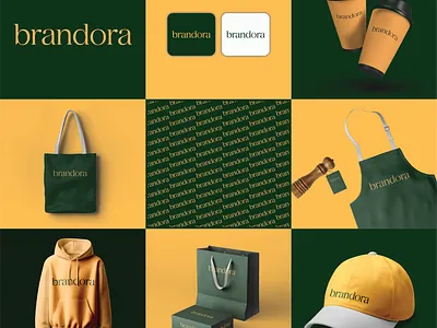 Corporate Identity for Brandora brand design brand guidelines brand identity brand system brandidentity branding business branding creative direction geometric logo graphicdesign logo logo design logomark luxury logo minimalist logo modern logo rebranding stationery visual identity wordmark