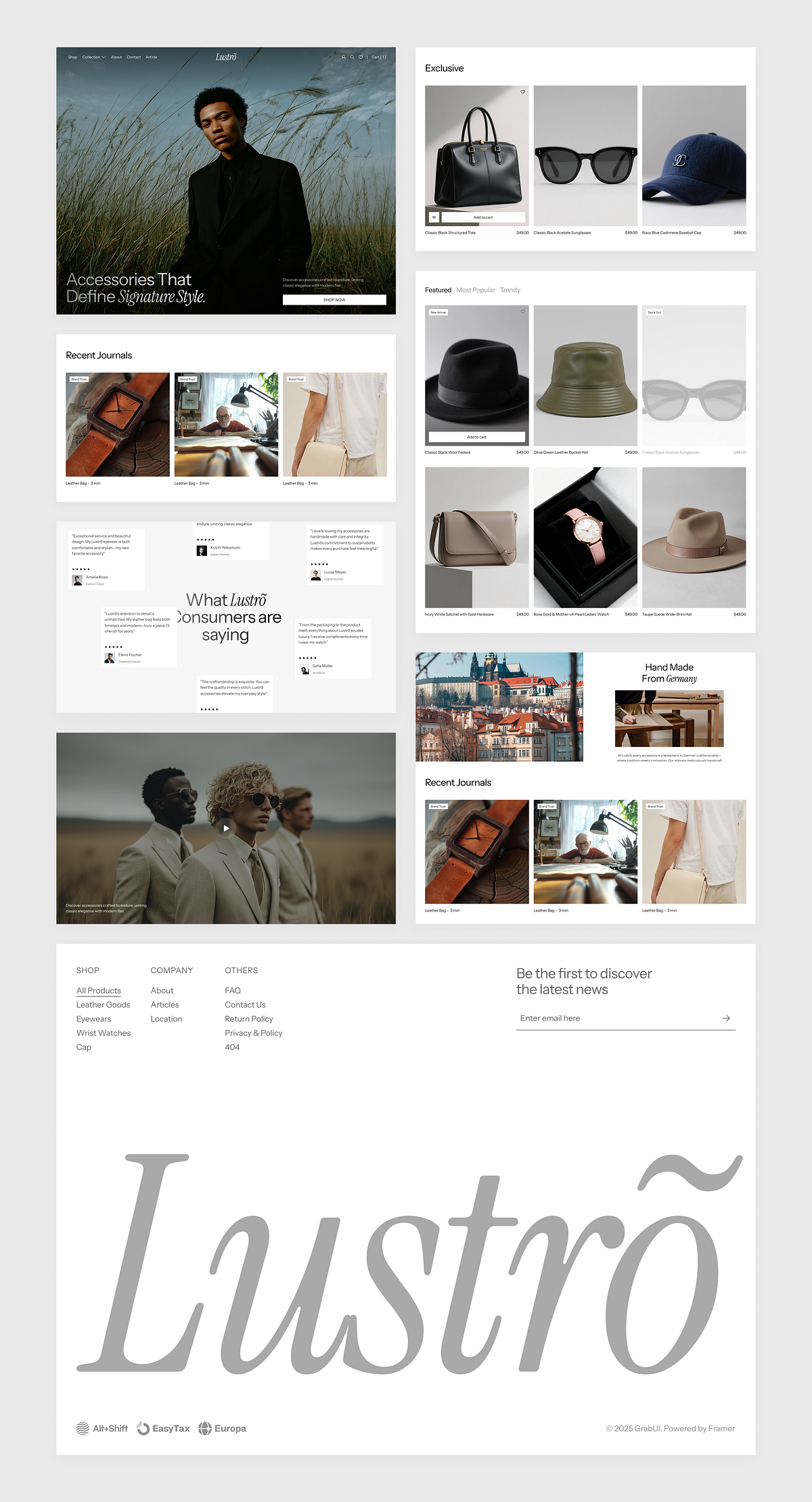 Lustro Brand & E-commerce Project Overview Image 4