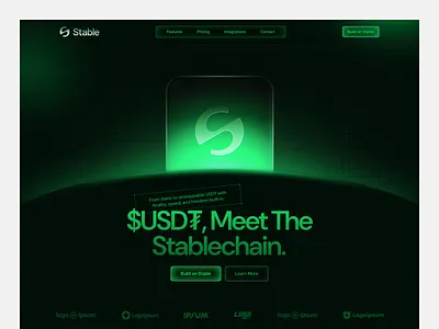 Crypto Website Design crypto crypto design crypto landing page crypto website dark style landing page landing page design ui design usdt website