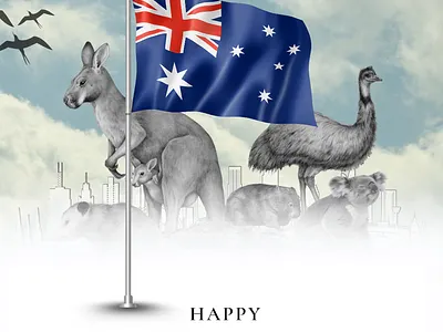 Australia Day graphic design