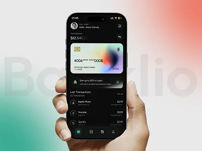 Personal FinTech Mobile App UI app design banking app crypto app dark ui design inspiration digital wallet dribbble finance app fintech fintech app mobile app design mobile banking modern ui money app payment app product design ui uiux uiux design ux
