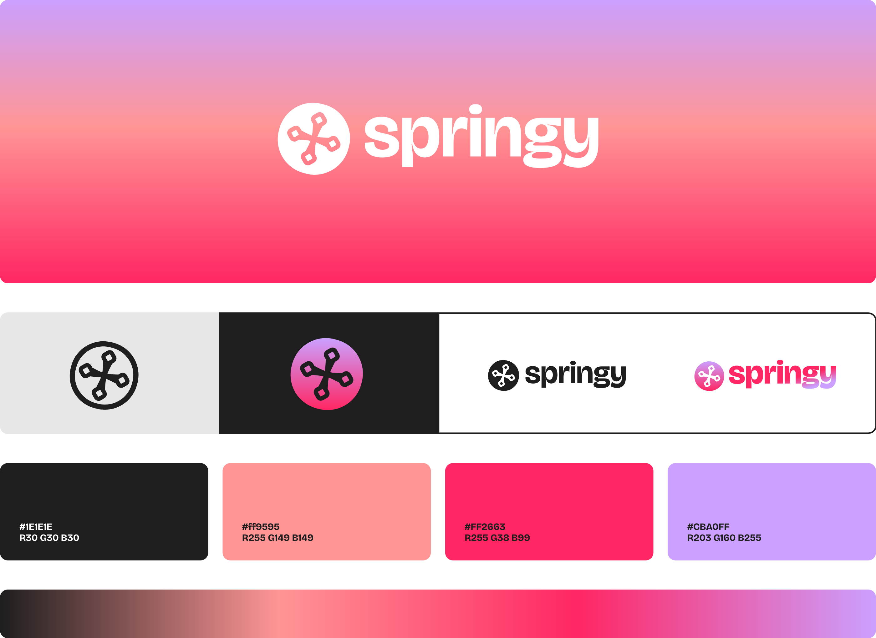 Springy, SaaS & Future Tech Platform Logo ai app brand branding corporate digital fintech future tech graphic design icon identity logo minimal modern logo saas security startup symbol typography vector