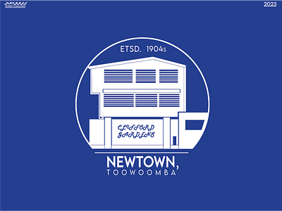 Newtown Sticker - Design Challenge design challenge graphic design hometown sticker