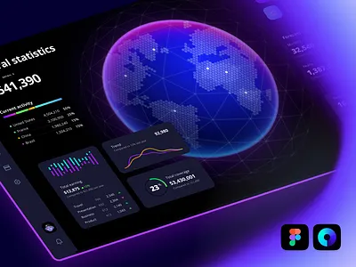 50+ full-screen templates with stunning charts and visualization 3d animation branding chart dashboard dataviz design desktop graphic design illustration infographic logo motion graphics statistic template ui