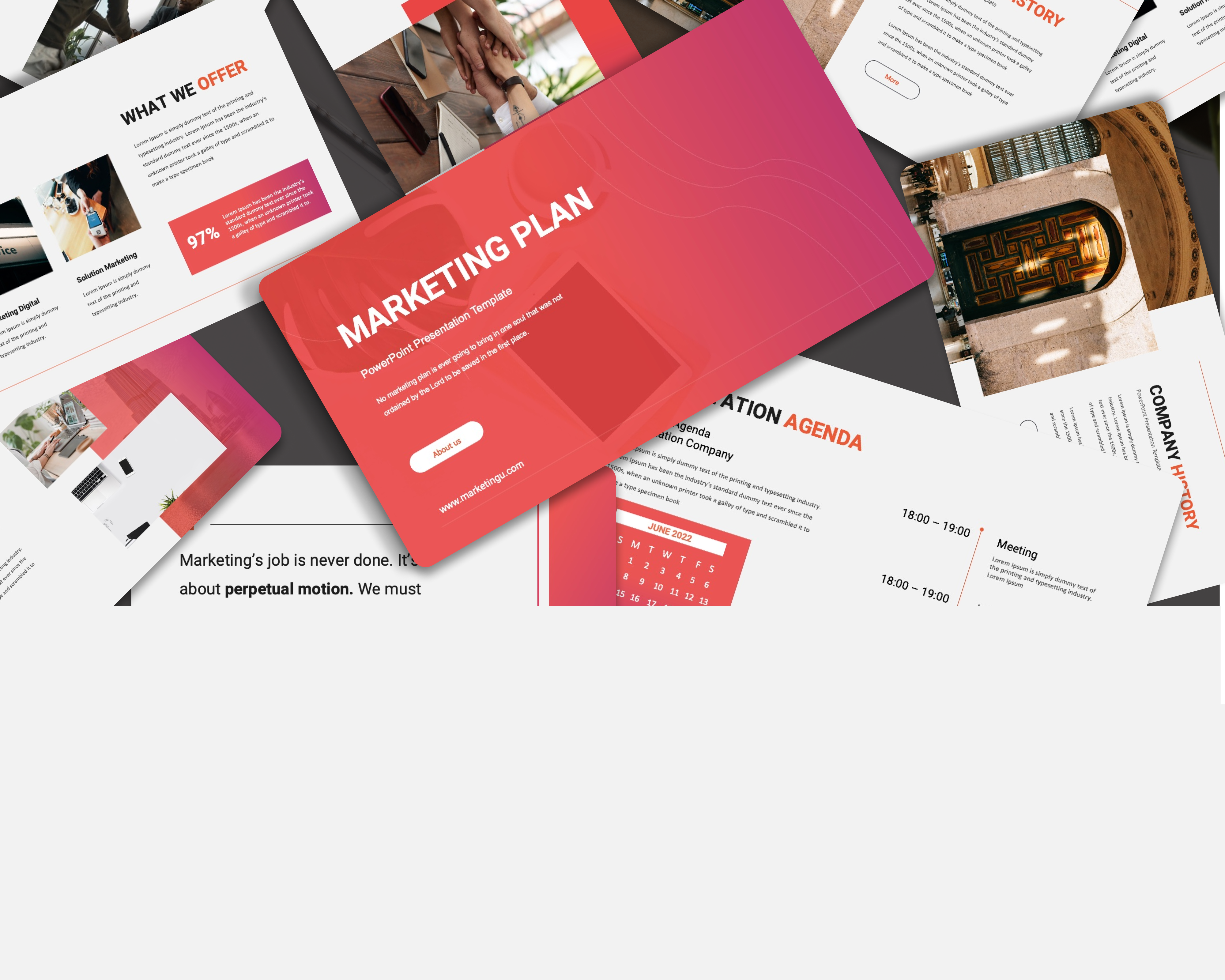 Marketingu- Marketing Plan PowerPoint Presentation branding design graphic design illustration logo powerpoint presentation presentation template template ui