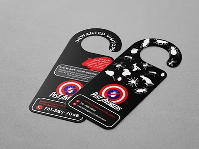 Custom Graphic Design for U.S.-Based Company branding design door hanger graphic design hanger design illustration marketing design print design ui vector