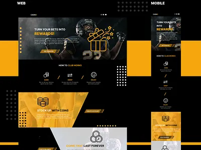 Fidelity program / rewards app design graphic design