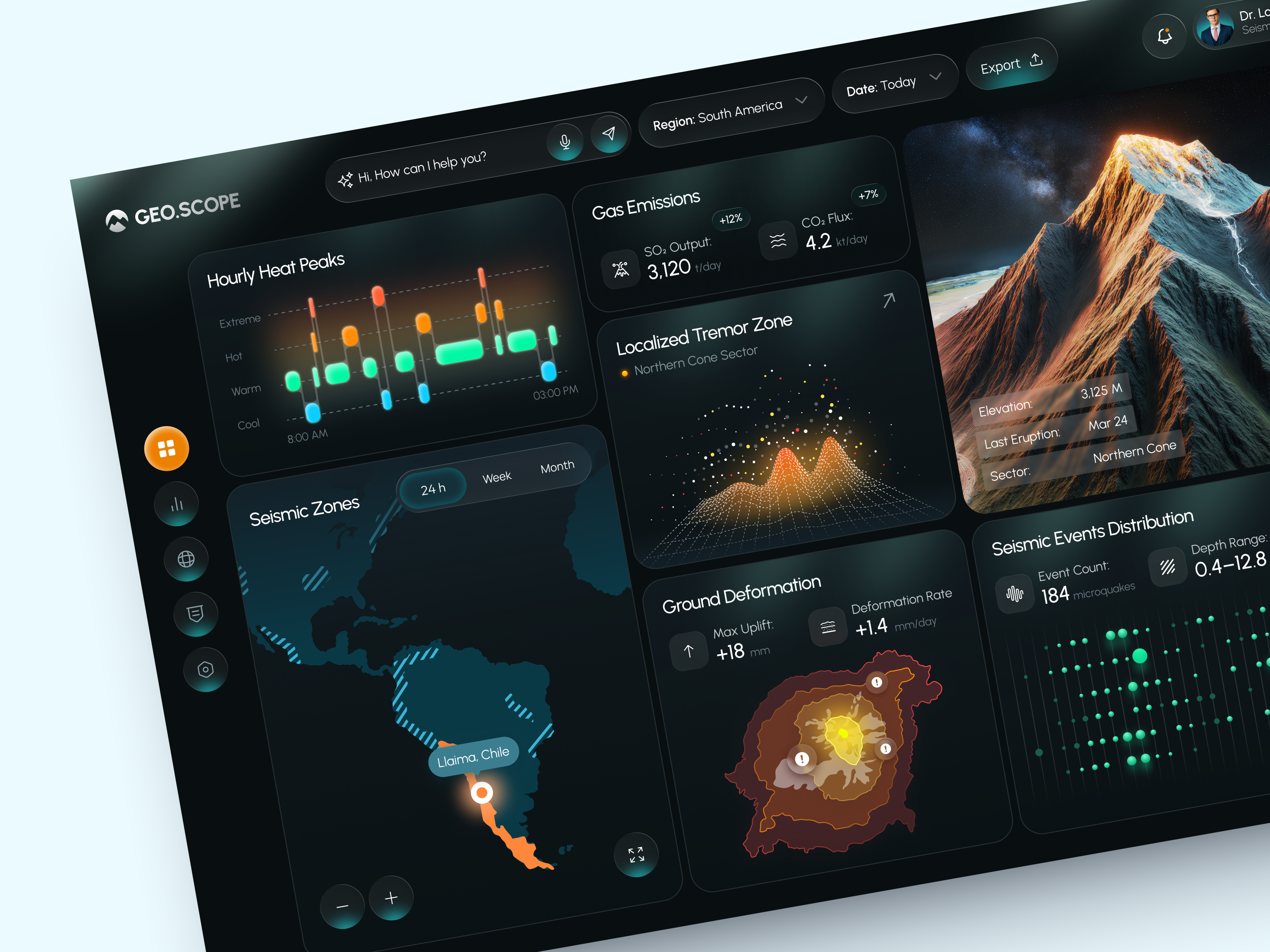 UI-UX for Seismic Monitoring Platform design interface platform product service startup ui uiux ux web website