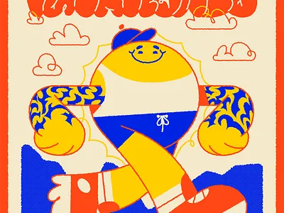 Vacaciones branding brazil character color design fun illustration sao paulo thunder rockets ui