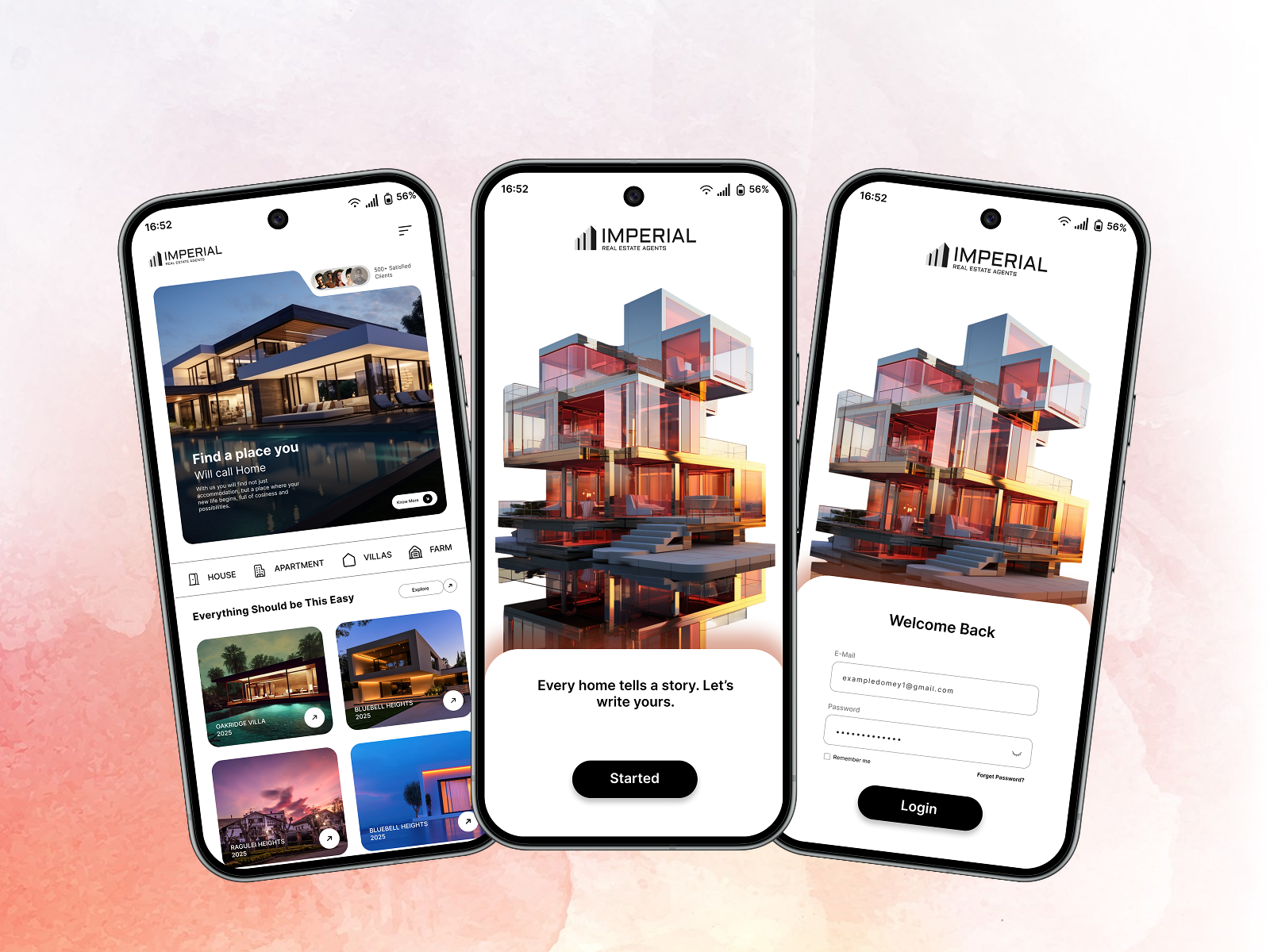 IMPERIAL UI/UX 3d animation app app design application branding design graphic design motion graphics prototype trend typography ui ux