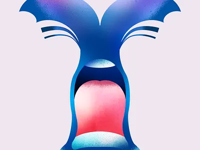 Y — Yawn Typeface Study / Day 25 Everyday_01593 3d artwork design graphic design illustration