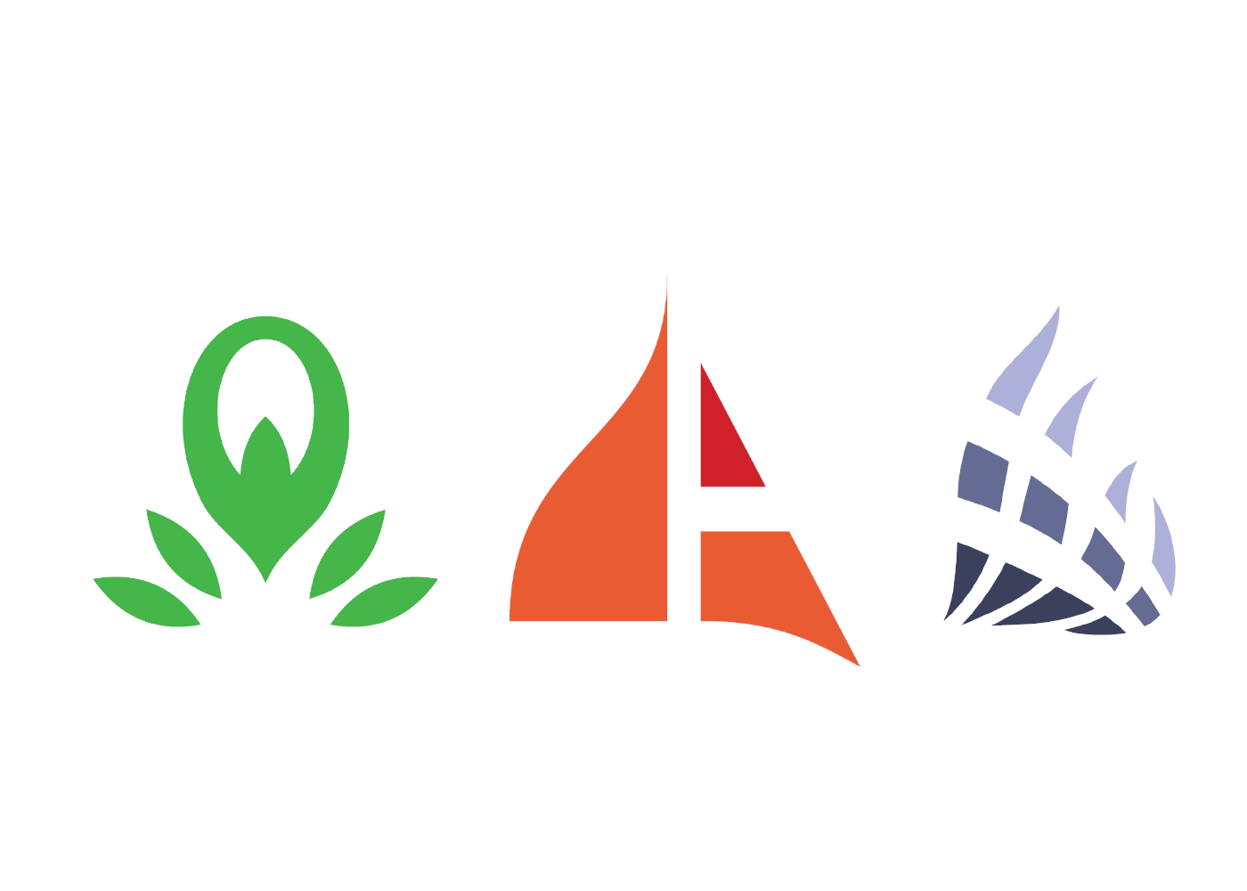 Organic Flow — Soft & Natural Logos abstract fluid logo harmony logo minimal natural shapes organic soft design