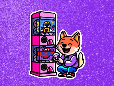 Gachapon design flat gachapon graphic design illustration japan line shiba tokyo