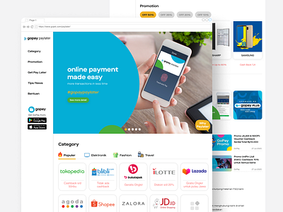 Microsite gopay payleter branding design illustration logo microsite ui ui website ux ux website website