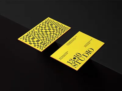 13•10 Studio Business Card Project branding business card corporate design download identity logo mockup mockups premium psd stationery template typography