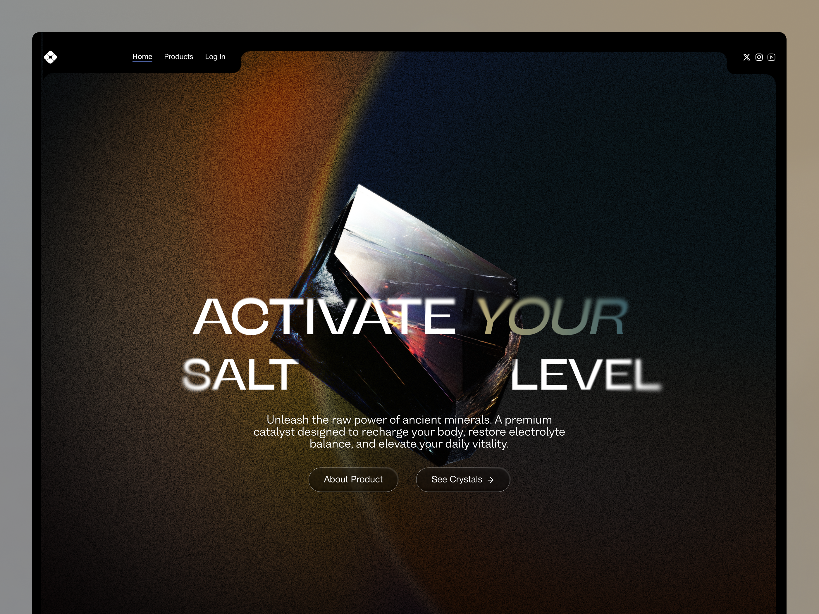 Essence of Minerals — Premium Concept Landing Page 💎 ai b2b b2c branding editorial figma landing landing page peoduct design saas ui uiux ux uxui design web design