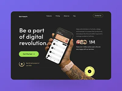 Landing Page Design landing page ui user interface ux web design website