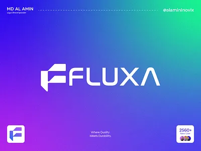 Fluxa – Modern F Letter Tech Logo | SaaS Brand Identity ai logo alamininovix blockchain tech brand identity clean design digital brand f f letter logo fintech logo lettermark logo logo design minimalist logo modern logo monogram logo saas branding startup branding tech logo technology ui design vector logo