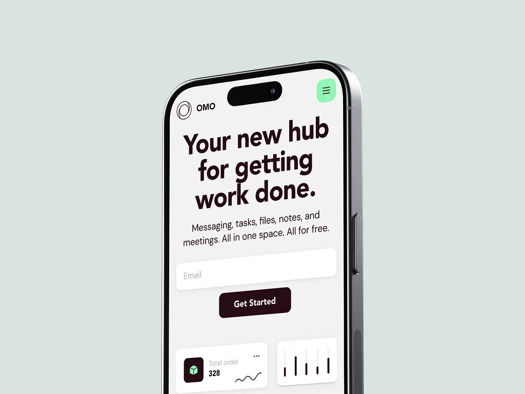 Example of OMO Productivity Hub App