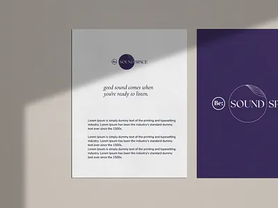 Stationery design | Sound and Healing Studio brand guidelines branding design calm aesthetic creative direction editorial design holistic branding logo design mindfulness design minimalist branding modern serif organic color palette out of form studio poetic design sensory design sound healing spiritual branding typography system visual identity wellness brand zurich studio