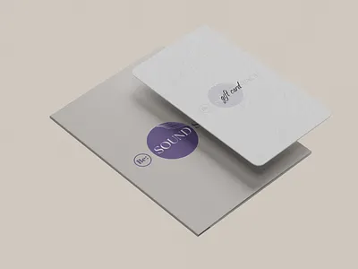 Gift Card design | Sound and Healing Studio brand guidelines branding design calm aesthetic creative direction editorial design holistic branding logo design mindfulness design minimalist branding modern serif organic color palette out of form studio poetic design sensory design sound healing spiritual branding typography system visual identity wellness brand zurich studio