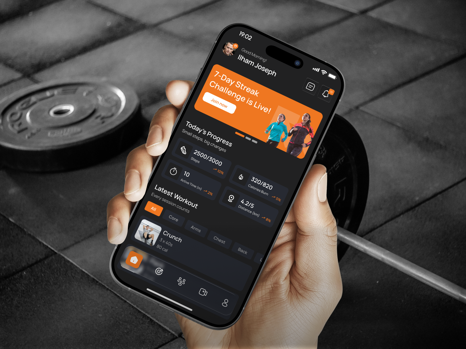 Example of Mobile App Design Per Page