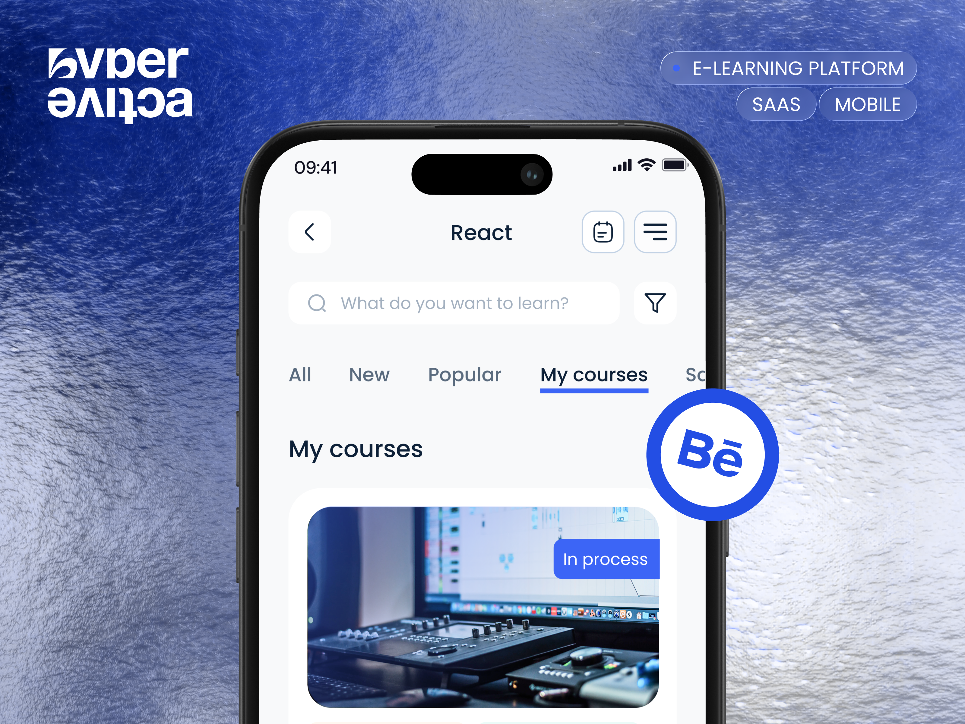 📚 Product design for e-learning platform | Hyperactive app behance dashboard design e learning edtech education hyperactive learning mobile mobile app platform product design ui ux web design