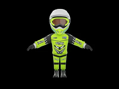 Cartoon Racer 3d animation asset blender cartoon game illustration illustrations mobile motion graphics mower race racer resources ride rider unity