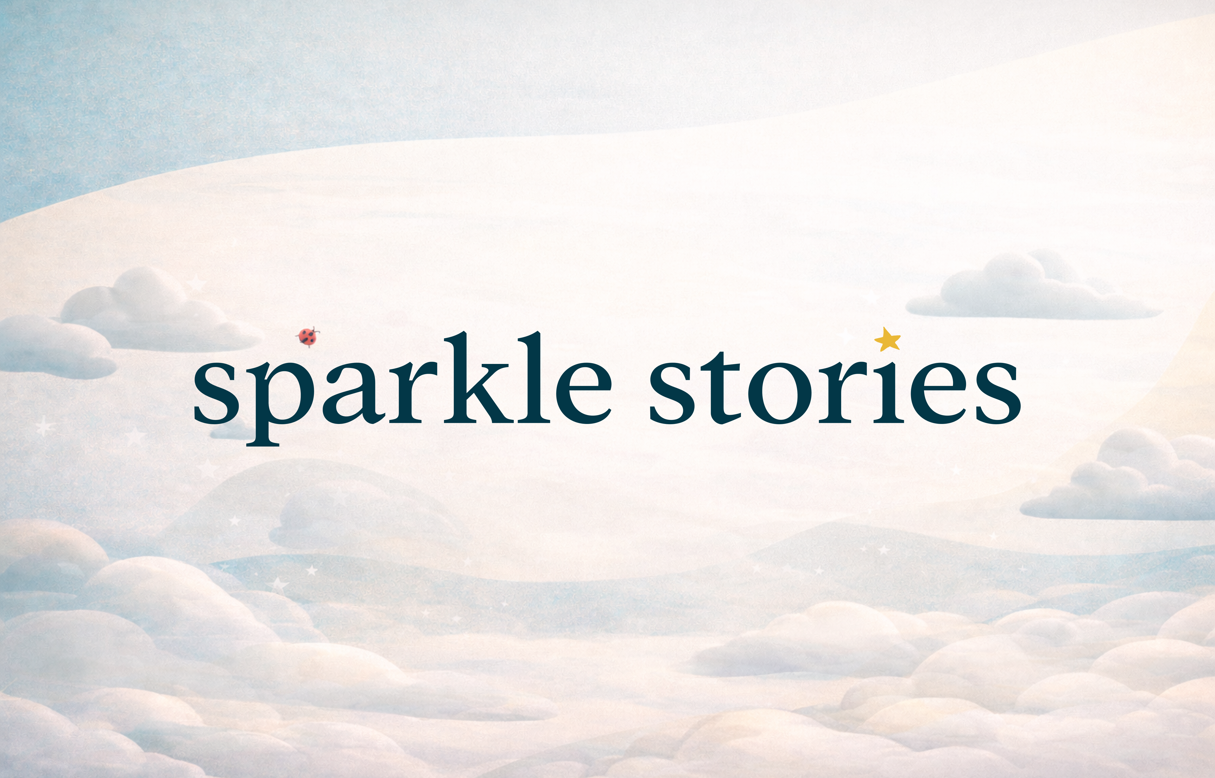 Sparkle Stories branding color design ecomm graphic design illustration kids logo podcast stories ui web design