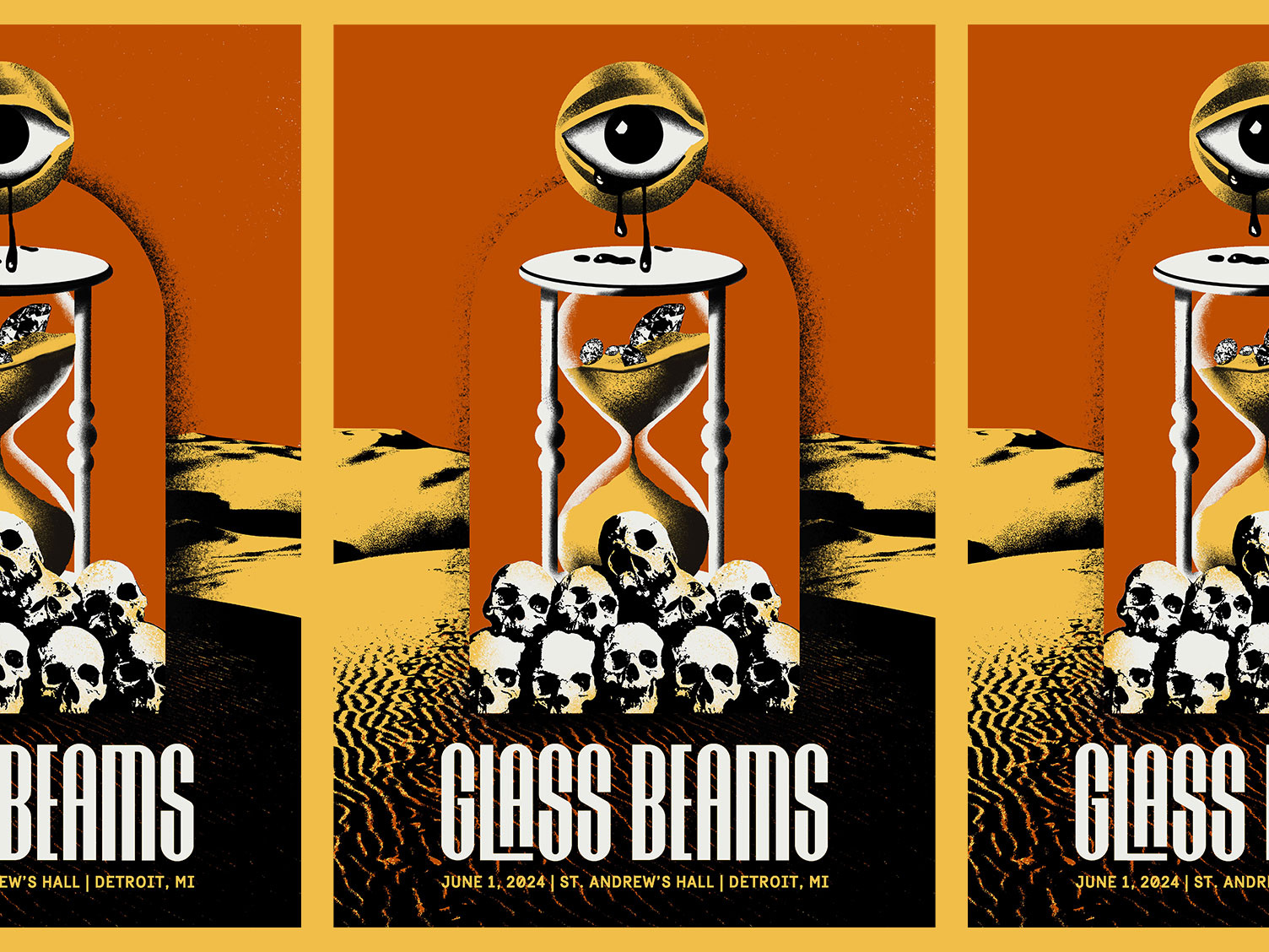 Glass Beams Poster