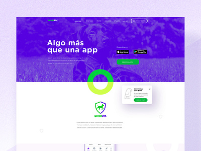 Greenvet - User interface artdirectionp artdirector design digital graphic design landingp ui usabilityp userexperiencep userinterfacep ux web websitep