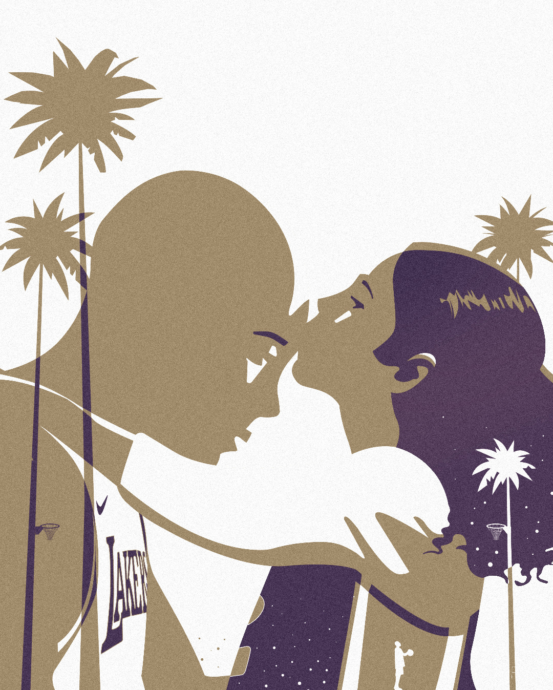 6 years on...💛💜 artwork basketball digital illustration digitalart illustration illustrator kobebryant lakers nba pop art rest in peace sport ui