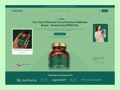 Shopify Wellness Ecommerce Website conversion focused cro dtc ecommerce ecommerce website healthcare landing page shopify shopify cro shopify ecommerce shopify store shopify store design shopify website single product supplement ui ux web design website design wellness