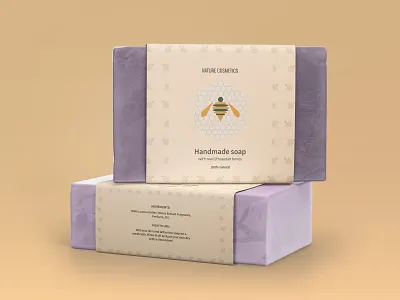Handmade Soap Packaging Design cosmetic packaging graphic design package design soap design soap package