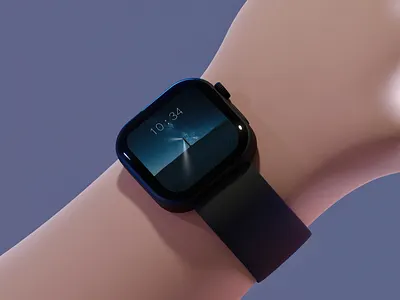 Watch Dial - Creative Design (Lighthouse) apple watch art branding car conceptual design design driving forward looking design google hmi illustration logo ui ux watch design watch dial