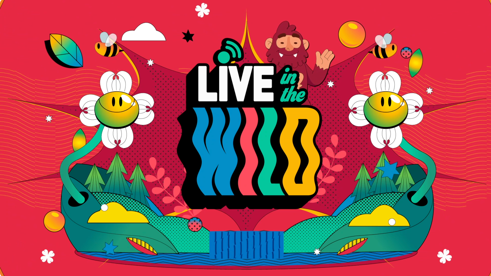 Live in the WILD ae aftereffects animation animator art design graphic design motion motion graphics