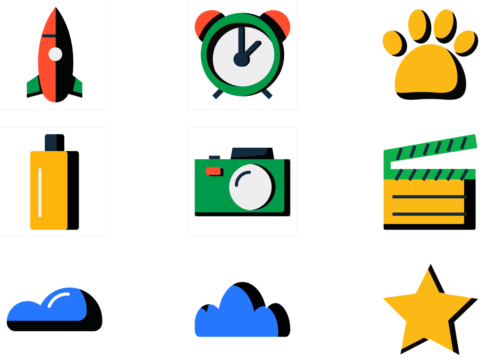 Variety Icons Animations animation icon animations illustration lottie lottie animation motion graphics variety icons