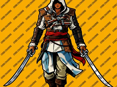 Hooded Assassin – Stylized Character Art